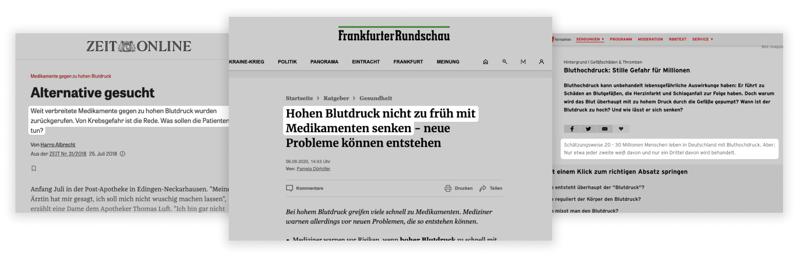 Blutdruck-Ratgeber